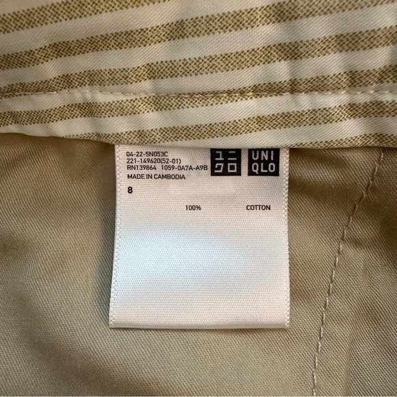 Uniqlo Striped Shorts size 8 - Picture 6 of 7